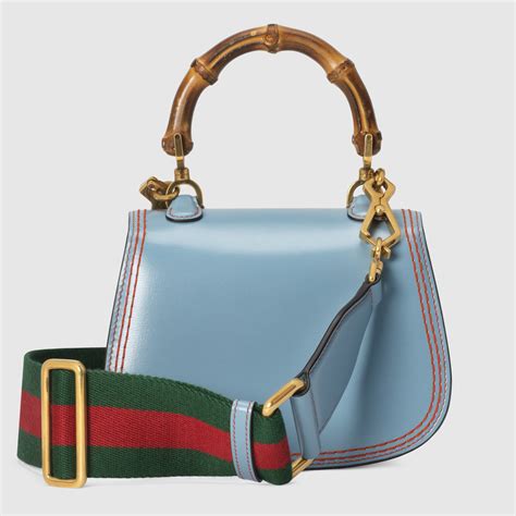 gucci bamboo shopper blue|gucci bamboo 1947 collection.